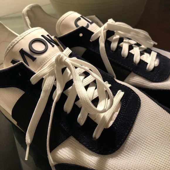 Moncler Navy Horace Sneakers Men - Picture 1 of 8